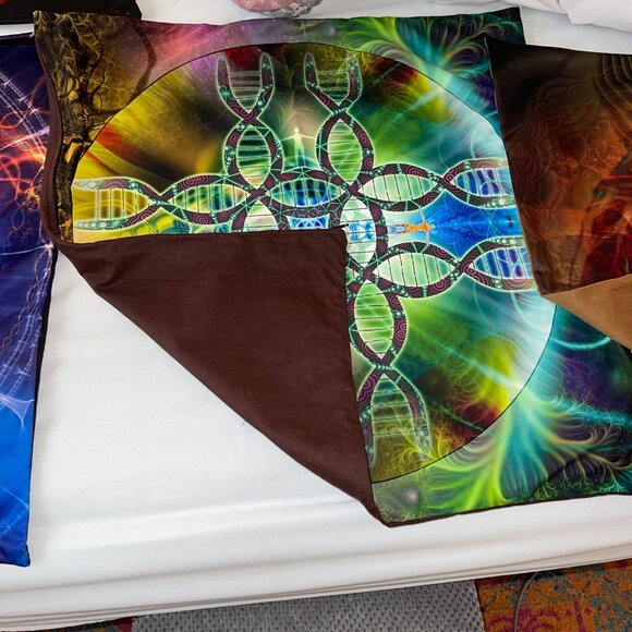 Pumayana Pillow Covers  23 x 23 Multicolor Set of 4 New - Picture 6 of 7